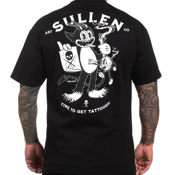 Sullen - Tiki Cholo Premium Tee - Sage Green - Nordic Tattoo Supplies